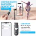 Goigrn Palo Selfie Tripode con Bluetooth y Control Remoto, 3 en 1 Mini Tripode para Movil Compuesto Aluminio y Extensible Compatible with iPhone 13 Pro Max/13 Pro/13/12 /11, Samsung Galaxy S21 Ultra