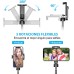 Goigrn Palo Selfie Tripode con Bluetooth y Control Remoto, 3 en 1 Mini Tripode para Movil Compuesto Aluminio y Extensible Compatible with iPhone 13 Pro Max/13 Pro/13/12 /11, Samsung Galaxy S21 Ultra