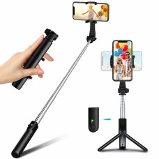 Goigrn Selfie Stick mit Mini Handy Stativ, Aluminiumlegierung Stativ für Smartphone mit Bluetooth-Fernauslöser, Kompatibel mit iPhone 13 Pro Max/13 Pro/13/12 Pro/12/11, Galaxy S21/Note 20/S20 usw