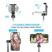 Goigrn Selfie Stick Bluetooth mit Auslöser, 3 in 1 Mini Handy Stativ, Aluminium Selfie-Stange, 360° Rotation Selfiestick Kompatibel mit iPhone 13 Pro Max/13 Pro/12/11/XR/8, Samsung Galaxy S21 Ultra