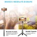 Goigrn Bastone Selfie, Estensibile 3 in 1 Treppiede Smartphone, Selfie Stick con Telecomando Wireless Rimovibile Compatibile con iPhone 13 Pro Max/13/12 Pro Max/11 Pro/XS Max/XR, Galaxy, ecc