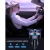 Goigrn Transmisor Bluetooth Coche, [Luz de Anillo Azul] Manos Libres Coche, Adaptador Bluetooth Coche con Doble USB Reproductor MP3 Mechero Coche, Adaptador Radio Soporte Tarjeta SD y U Disk